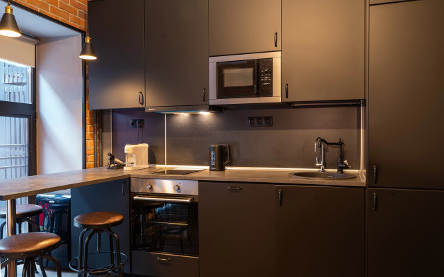 Апартаменты студия в стиле лофт в жк Cleinhouse на Красносельской