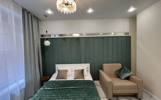 Квартира студия изумрудная в ЖК премиум класса