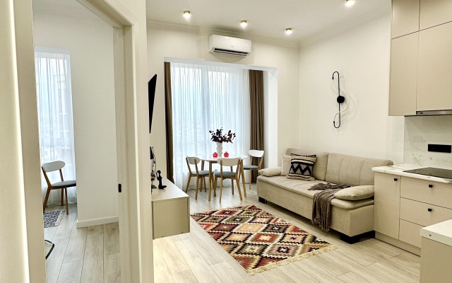 Апартаменты 158/4 Комфорт сити с двуспальной кроватью, диваном и красивым видом