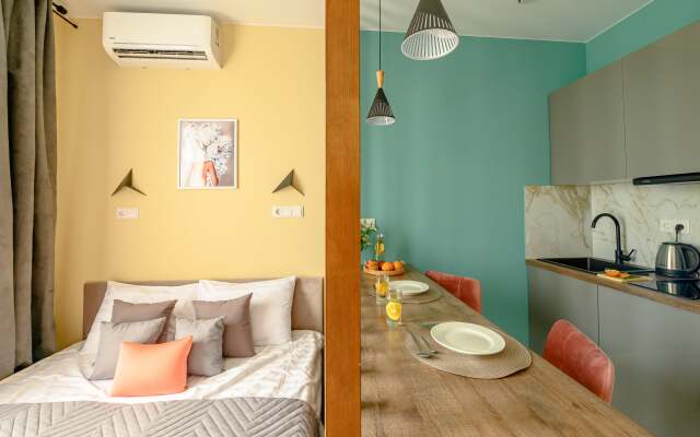 Inhome24 s yevroremontom ryadom s metro Tushinskaya Apartments