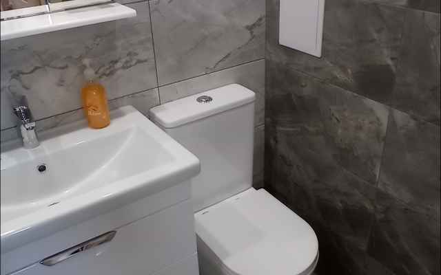 Квартира с красивой круглой подсветкой