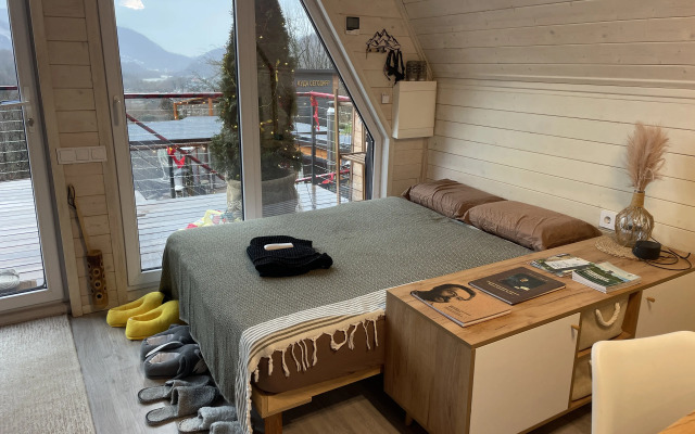 Частный дом А-фрeйм для вaшeго Идeального Отдыxа