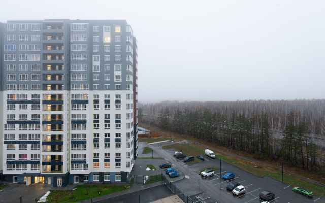 Lyuks Akvamarin s Dizaynerskim Remontom, Dlya Bolshoy Semi Apartments