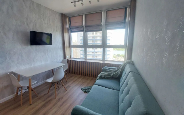 Квартира с видом на реку Кубань у парка Солнечный остров