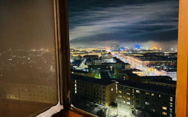 Апартаменты с 1 комнатой с красивым видом на Мурманск (КВАРТИРА51)