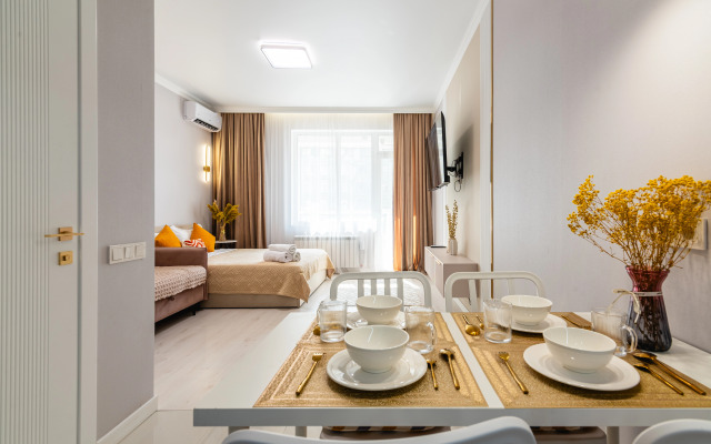 Апартаменты Студия Ferrero Rocher в центре рядом c ТРЦ (274)