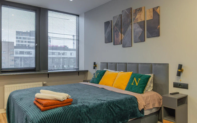 Апартаменты Смарт студии у метро и вокзала SalutApart 2W