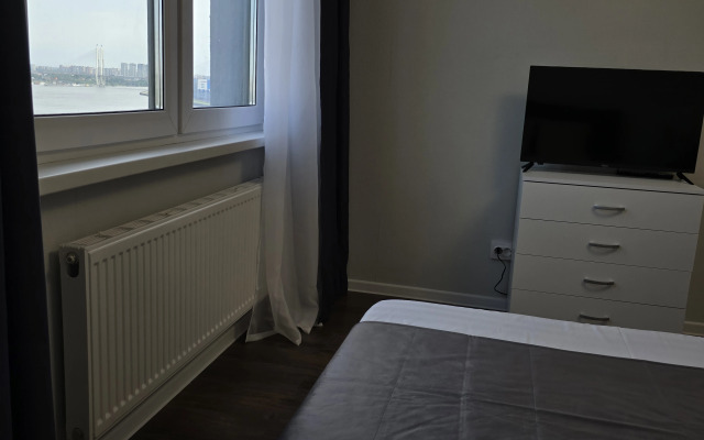 Квартира Вид с постели на Вантовый мост