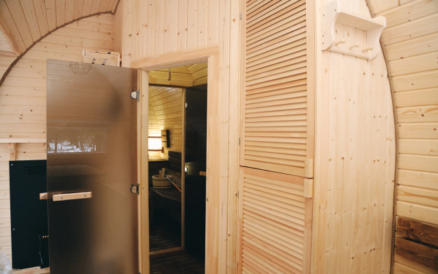 Шале Сфера Агат в лесу на Живописной улице