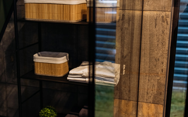 Частный дом A-frame Ванхейм с сибирским чаном