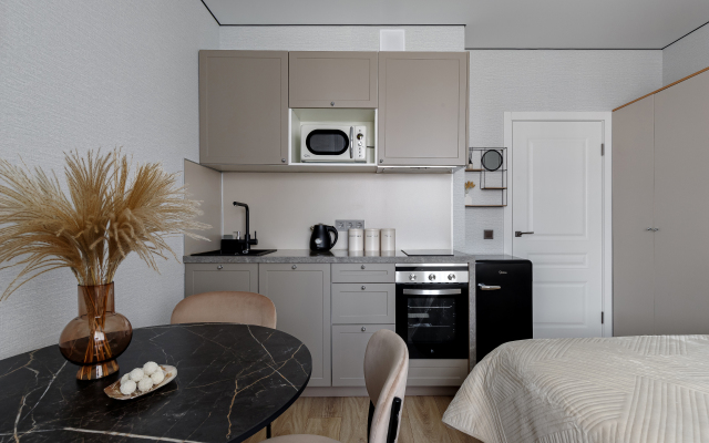 Квартира Студия для 3 человек с панорамными окнами