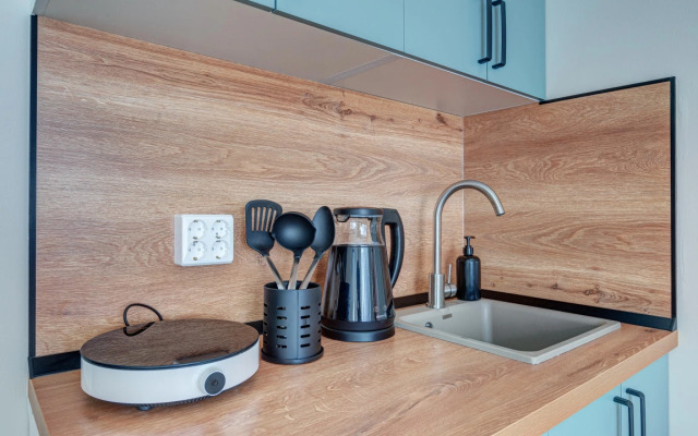 Апартаменты Улучшенная Студия с Видом на Город Светлый Дом