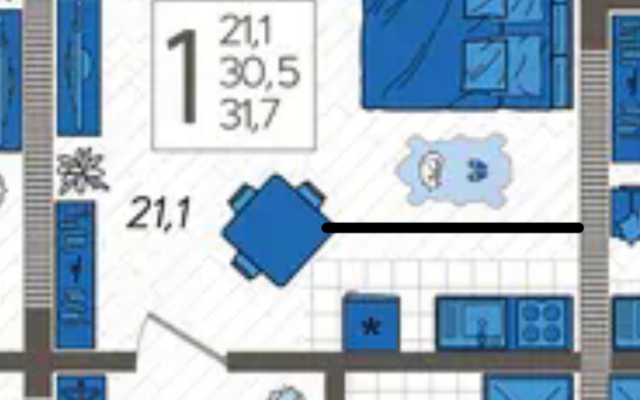 Квартира Квартира-студия в самом зеленом районе Сочи