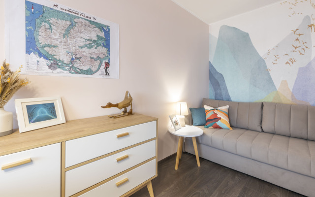 S vidom na ozero i gory Flat