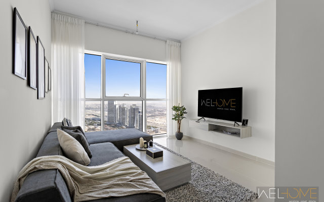 Апартаменты WelHome - Breathtaking 1BR Apt with Balcony and City View