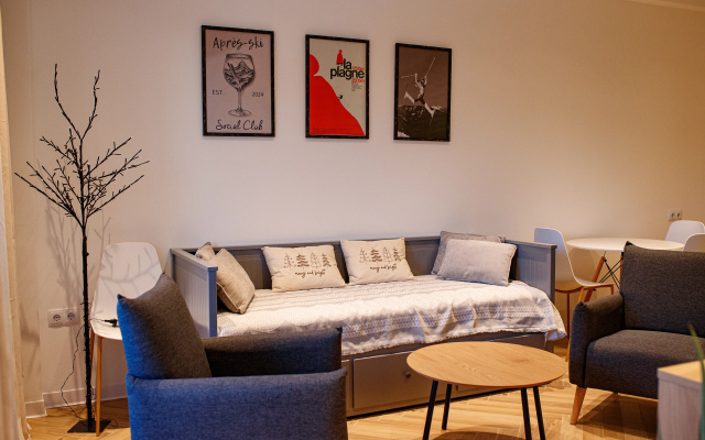 Sovremennye Apartamenty s Otdelnoy Spalney I Gostinoy V Tsentre Novogo Gudauri Zdanie Neo Apartments