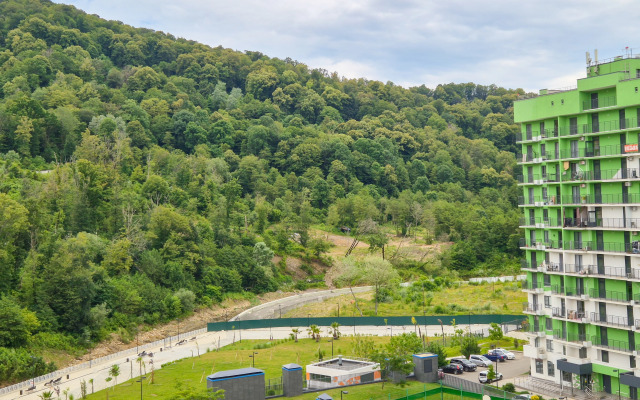 Svetlaya studiya s balkonom na 9 etazhe Flat