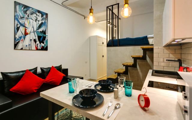 Апартаменты Двухуровневый лофт на Красносельской