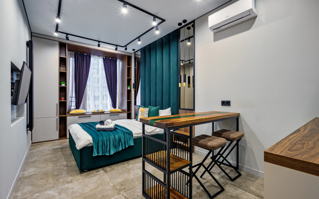 Studiya Na Shelepikhinskoy Naberezhnoy Malakhit Apartments