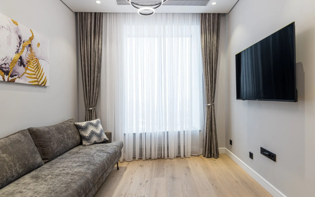 Flat Inn v ZHK dom "Chkalov" 20 etazh na Kurskom Vokzale Apartments