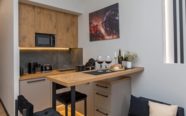 Sovremennaya studiya u morya Apartments