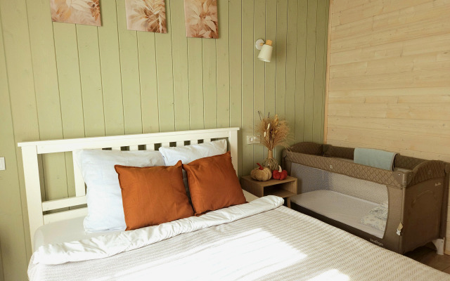 Домик "Сказочный Лес" с гриль-мангалом, костровой и большой сауной