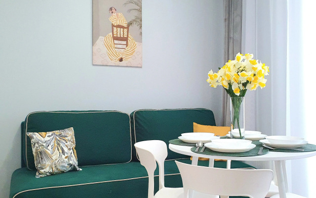 Квартира Стильная Студия рядом с Аэропортом и Экспо