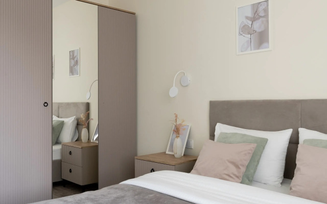 Апартаменты Двухкомнатные стильные у КВЦ Экспофорум ВГостиВПитер