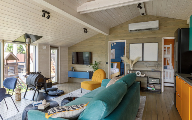 Riverdubldom s Baney i Kupely u pruda v Novoy Moskve Private House