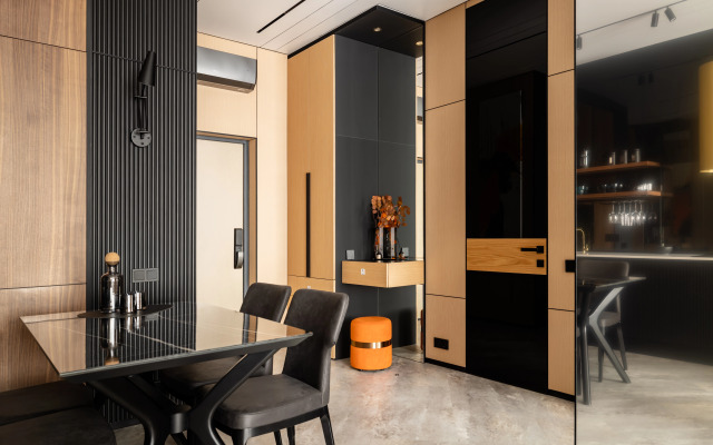 Апартаменты двухкомнатные Sunset Flatport рядом с Москва-Сити