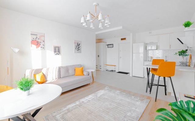 Lalapart Skandy House Solnechnaya Dvushka v 10minutah ot m Savyolovskaya Apartments