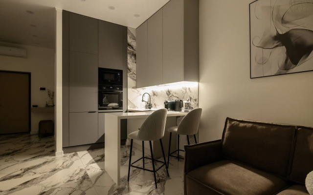 Апартаменты Двухкомнатные Cotton Flatport рядом с Москва-Сити