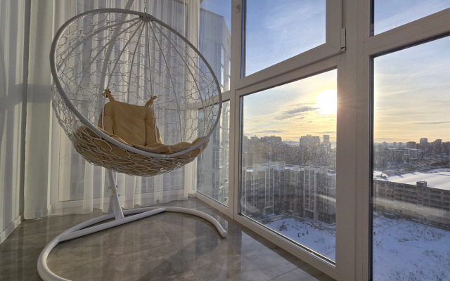 Апартаменты Видовые с парковкой около набережной и аквапарка Ривьера