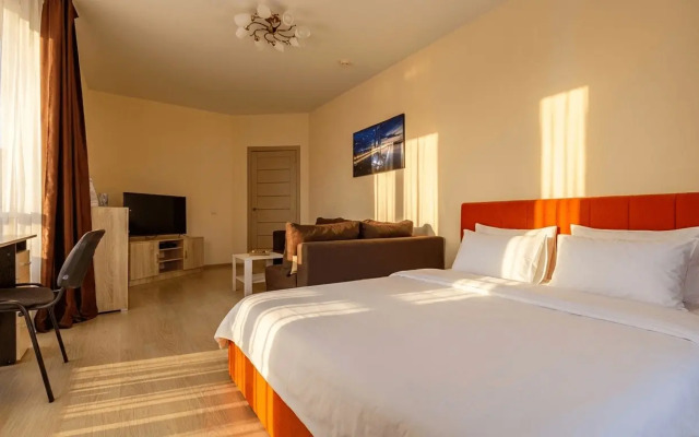 Апартаменты с видом с 70 метров, который сведет с ума  Панорамный балкон Lounge зона