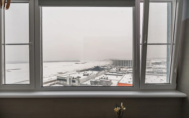 Апартаменты с Панорамным Видом на Волгу на Волжской набережной 26 Сова-Дом