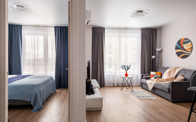 Stil'naya i prostornaya yevrodvushka Flat