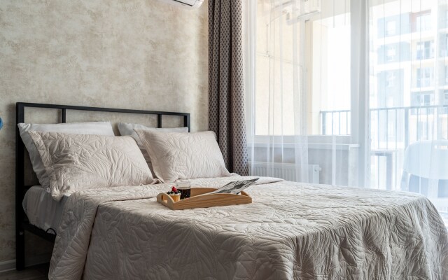 Studiya u morya s balkonom. Karavella 126 Flat