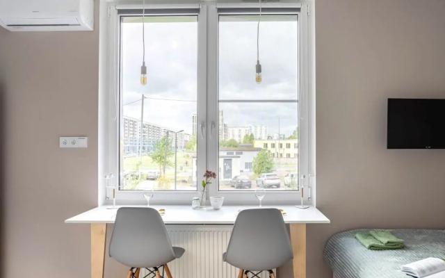 Апартаменты Уютная студия на 2х с видом на город