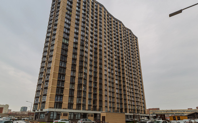 Квартира Уютная студия с видом на колесо обозрение Одно небо