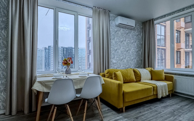 Квартира евро Green FOX в элитном ЖК Сердце Каспия