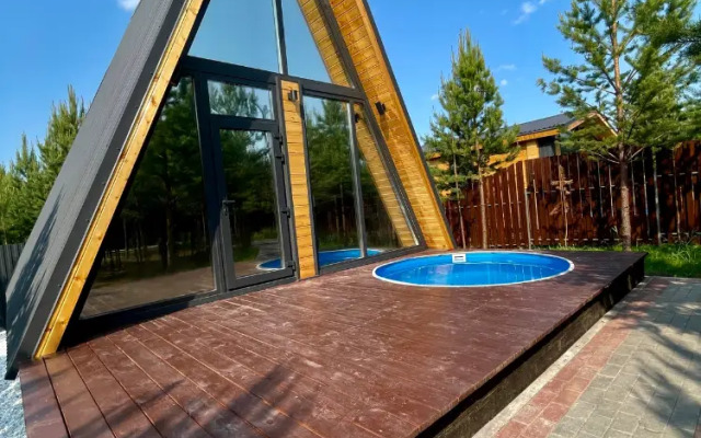 Частный дом Дом с баней и чаном