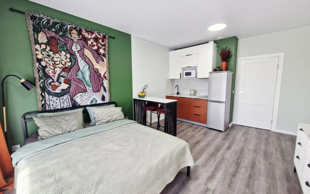 Квартира студия просторная с лоджией на Васильевском