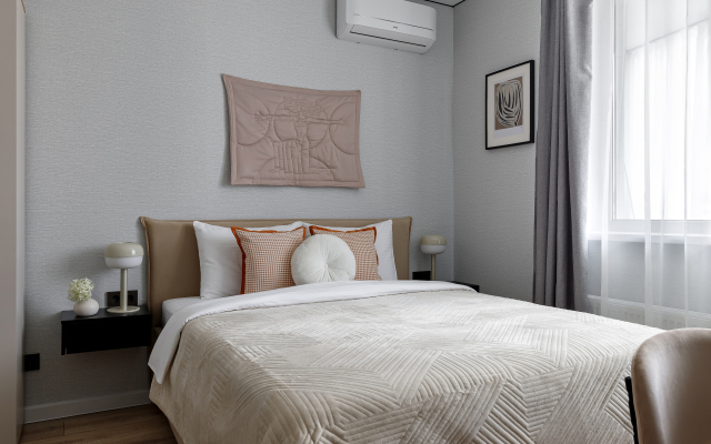 Квартира Студия для 3 человек с панорамными окнами