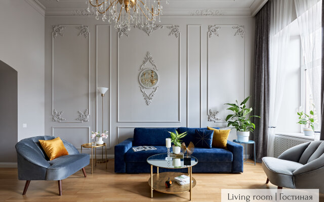 Апартаменты Minin Apartments с видом на Фонтанку 130 кв.м.