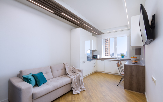 Квартира Дизайнерская 2к Andora-Тропик в ЖК Державинский квартал