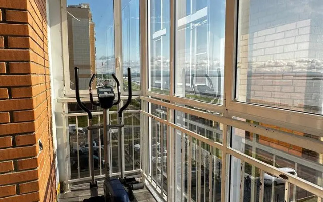 Квартира Просторная студия с видом на Амур