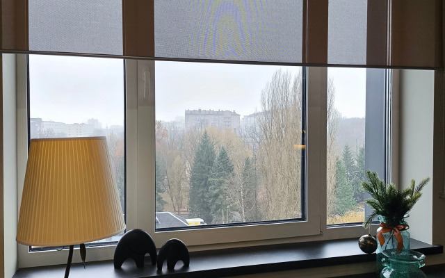 Апартаменты Новые уютные Клен в доме бизнес-класса с охраной