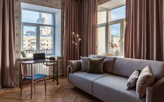 Квартира Moscow Deluxe Apartments Deluxe Sokol