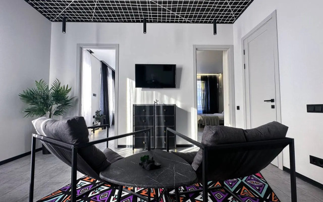 Квартира Top Rooms с эксклюзивным видом на набережную Москва-реку