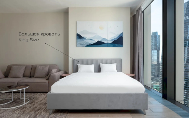 Апартаменты в башне Москва Сити уютная студия